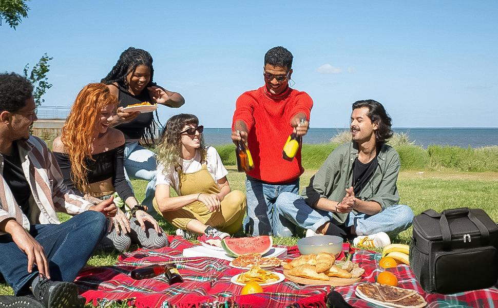 Coolers & Lunch Bags for Men and Women – Leak-Proof, Thermal Insulated, Soft Refrigerated Bags for Beaches, Picnics, Kayaks, Cars, and Camping