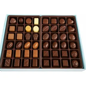 Andy Anand Sugar-Free Belgian Chocolate Truffles Gift Box, 48 pc – Gluten-Free, Handcrafted Diabetic Snacks, Gourmet Birthday & Holiday Gift