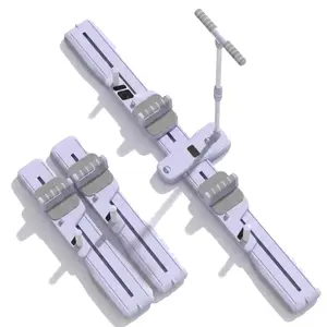 UMAY 5 in 1 Pilates Board, Pilates Reformer Set, Pre-Assembled Home Gym Women Men Workouts Bundle outdoorfun