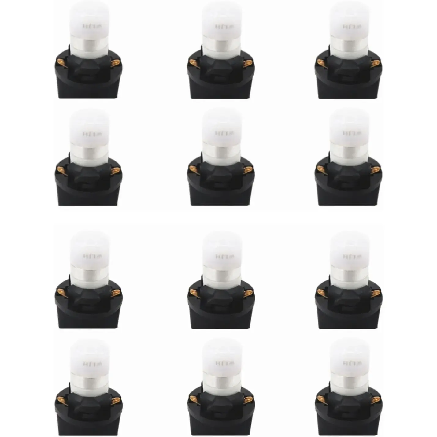 Super White Dash Instrument Cluster Lights Panel Gauge Speedometer Tachometer Led Bulb Twist Socket Update Full Kit For Ford F150 F250 F350 1992-1996, Pack of 18
