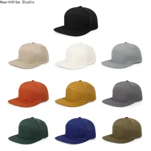 2026 Performance Snapback Hats for Men Women,Flat Bill Cap,Golf,Running,Workout,High Quality Hat,summervibes