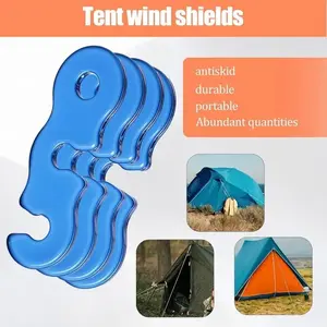 10-Piece Aluminum Camping Rope Adjuster Set, Portable Adjustable Fasteners, Ideal for Tent Setup, Hiking Gear, Outdoor Equipment