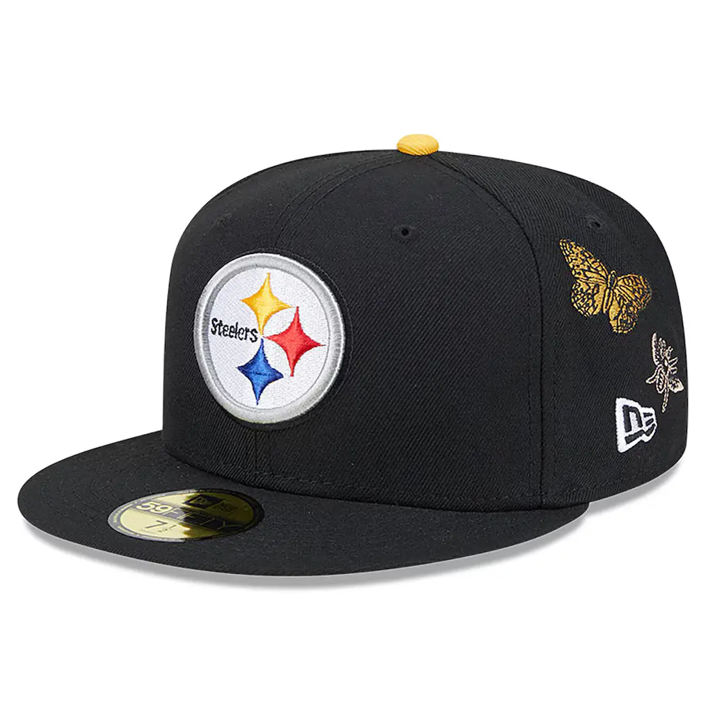 FELT "Pittsburg Steelers" Black Fitted