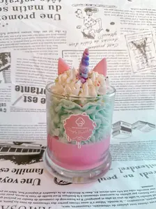 Unicorn candle
