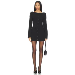 Lovers and Friends Nadine Mini Dress in Black