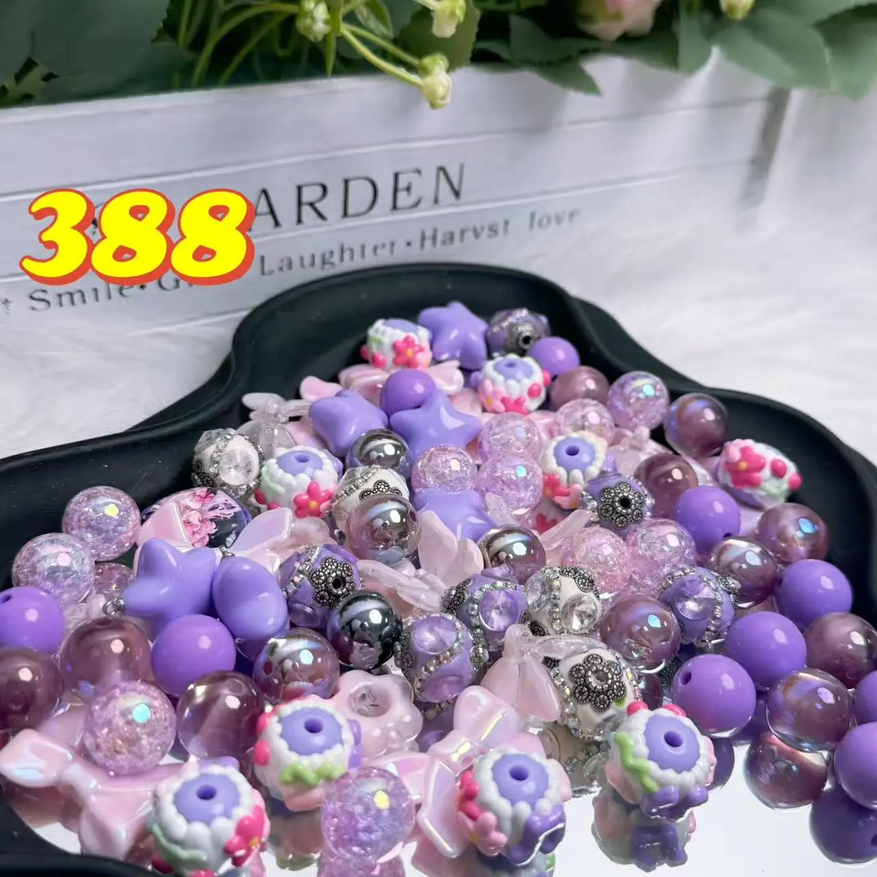 Rainbow-Daily New Arrivals |Acrylic Bead Mix for DIY Craft Beadable Pen Bracelets Phone Charms Necklaces Versatile Use
