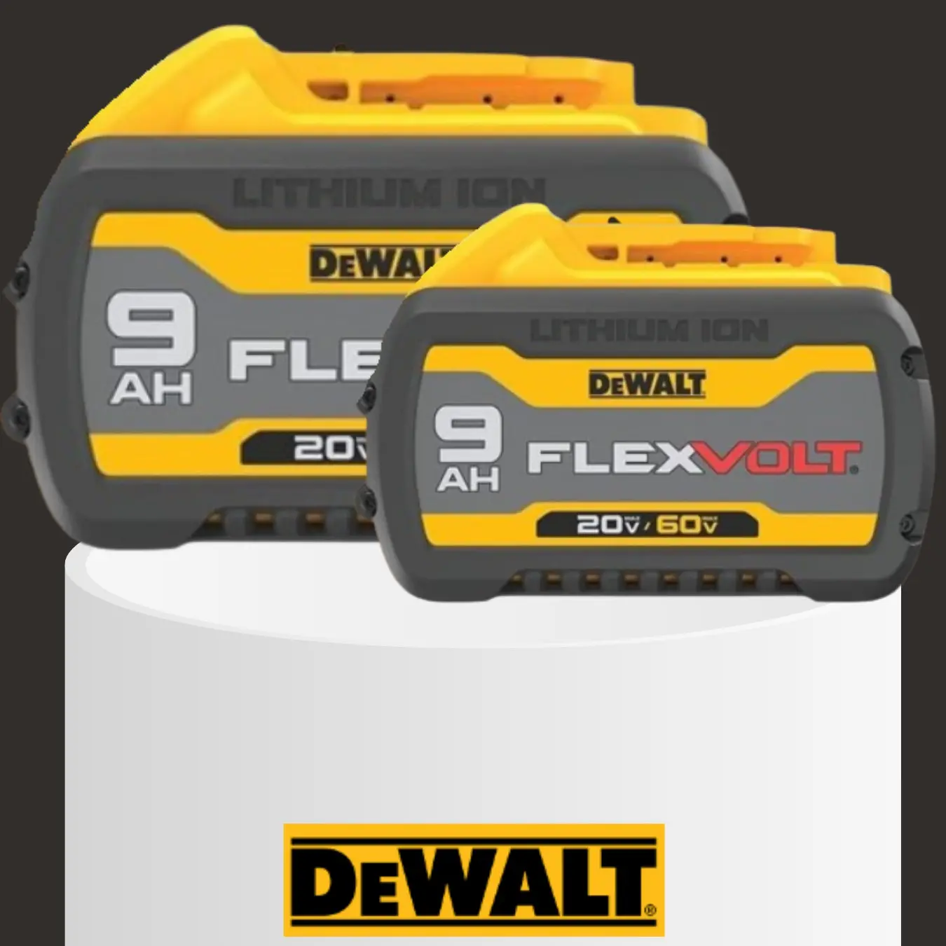 2 baterías DEWALT FLEXVOLT de 9.0 Ah (DCB609-2)