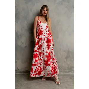 Annika Embroidered Maxi Dress