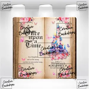 Princess Castle Theme Background Backdrops Banners Magical