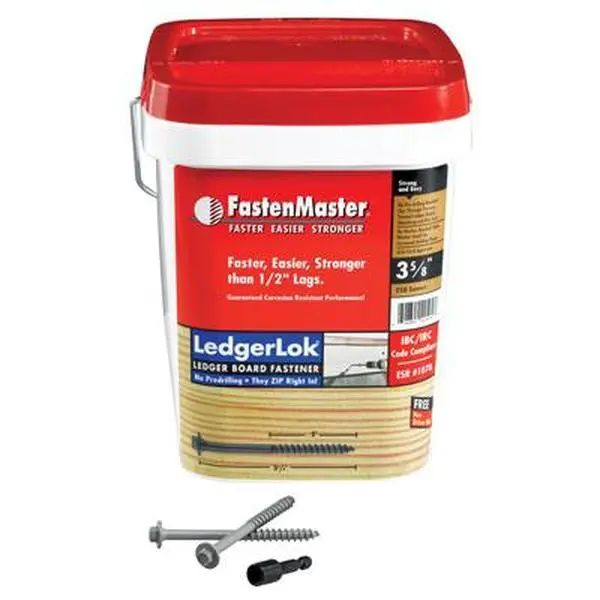 FastenMaster FMLL358B-250 3.63 in. Ledgerlok Screw- Pack - 250