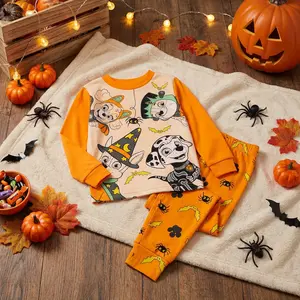 Unisex Kids' Paw Patrol 2-Piece Snug-Fit Cotton Holiday Pajama Set - Soft Cute Comfortable Sleepwear for Children Boys Girls, Perfect for Christmas Bedtime Gift, Breathable Cozy Pajamas