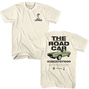 Shelby GT500 THE Road Car Advert Adult T-Shirt style Christmas Holiday Birthday Funny Mens T Shirt Birthday Anniversary Holiday Christmas Halloween