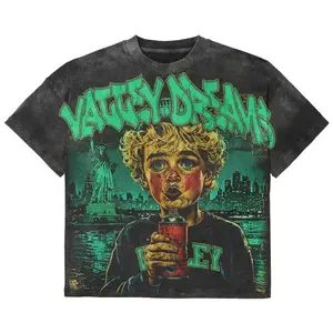 VALLEY DREAMSgreen Print Half Sleeve Tee Women Top For Summer Unisex Y2K Style Graphic T-shirts Graphic Tees Streetwear summer outfits men, men gifts sweater designer shirts oversized tshirt men,Wash shirt 2026
