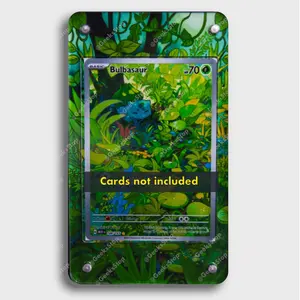 Bulbasaur Extended Art Acrylic Holder for Pokemon Card