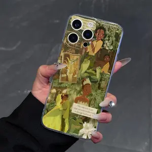 Tiana Princesses Phone Case, Suitable for iPhone 17 16 15 14 13 12 11 Pro Max Plus X Xs Max, 4-Corner Shockproof Camera Protection Phone Cases, Comfort Grip TPU Phone Cover, Ideal Gifts for Valentine, Birthday, Christmas