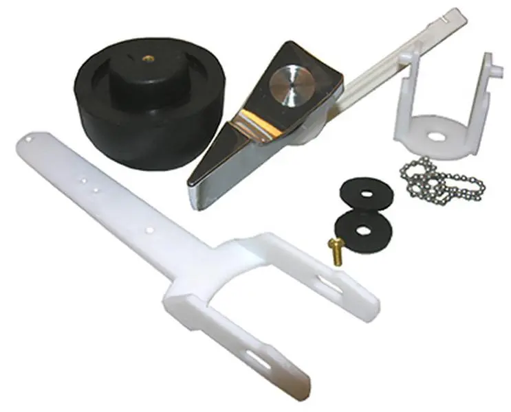 212 MAIN Black Metal Eljer Flush Valve Assembly Kit, Carded Accessory Part for Bathroom Fixtures, Parts