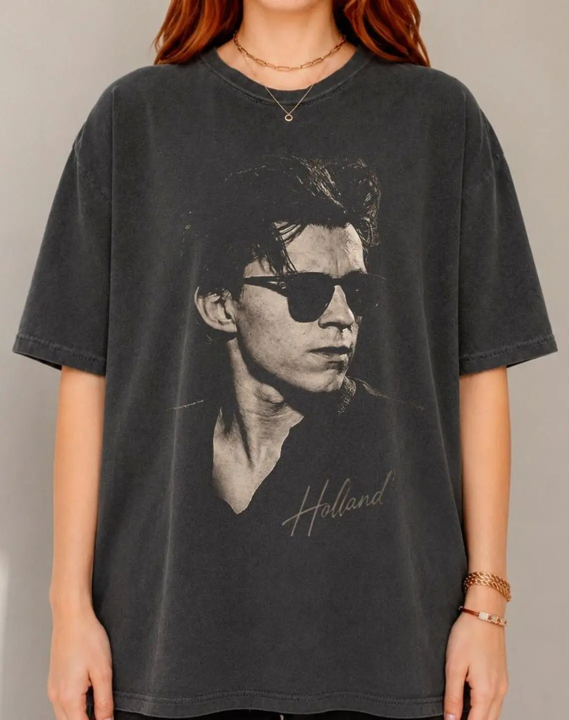 Comfort Colors Tom-Holland Vintage Bootleg Shirt, Retro Movie Graphic Tee, 90s Shirt