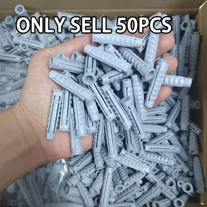 50 Pieces Plastic Expansion Plugs, Leak-Proof Threaded Polyethylene Pipe Plugs, Ideal for DIY and Construction Projects