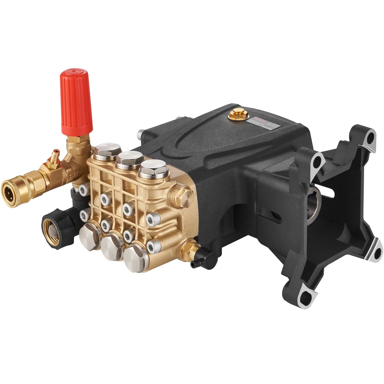 【BackToSchool】VEVOR Pressure Washer Pump, 1" Shaft Horizontal Triplex Plunger, 4400 PSI, 4 GPM Flow, Replacement Power Washer Pumps Kit, Parts Washer Pump, Compatible with Simpson MorFlex Models 40224, 40225, 40226