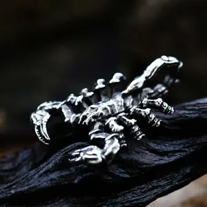 GTHIC Domineering Scorpion Stainless Steel Pendant Fashion Animal Jewelry Accessories for Party Daily Wear