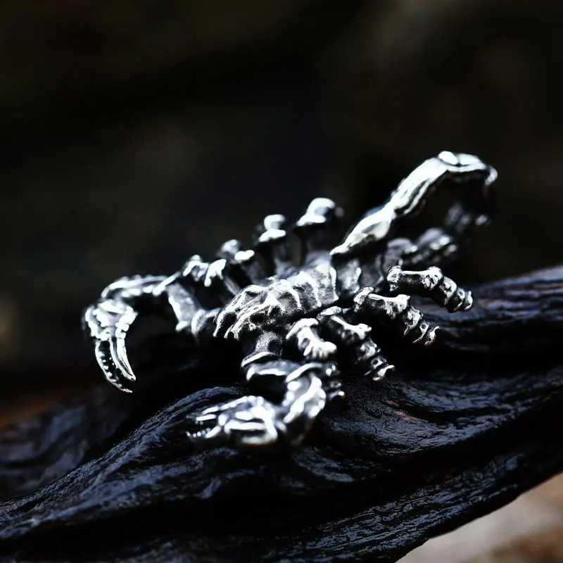 GTHIC Domineering Scorpion Stainless Steel Pendant Fashion Animal Jewelry Accessories for Party Daily Wear