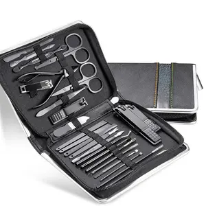 Professional Manicure & Pedicure Tool Set with Storage Case, 26pcs/set Multifunctional Nail Clipper Set, Pedicure Tool, Manicure Tools Set