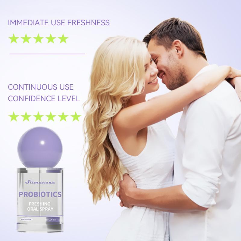 Probiotic Oral Spray for Ultimate Long-Lasting Freshness, Sugar-Free & Alcohol-Free Breath Freshener, Portable Travel-Sized Breath Spray, Oral Health Care, 15ml