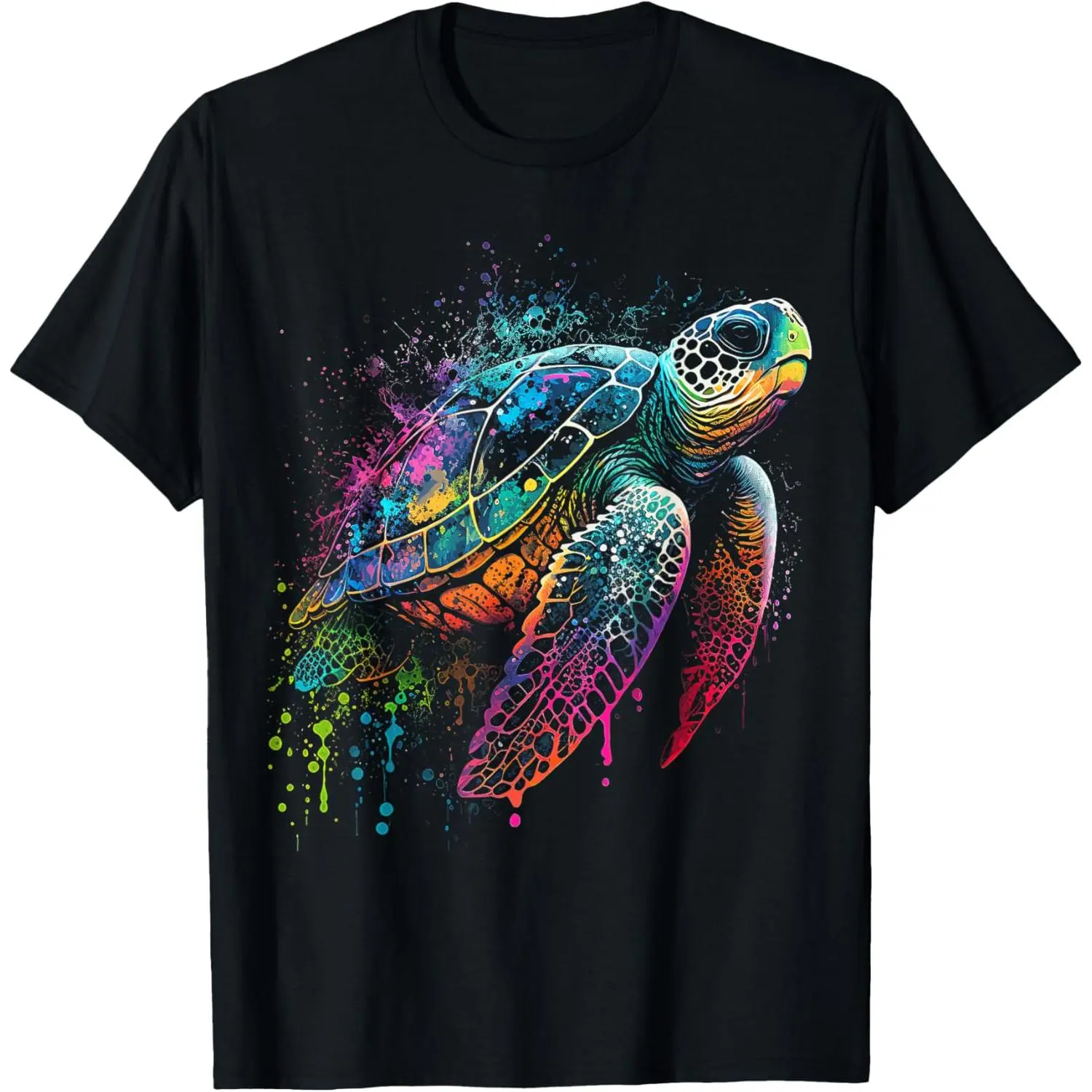Sea Turtle Beach Lover Ocean Animal Graphic Novelty Womens T-Shirt
