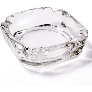 Glass ashtray home ashtrays cool ashtrays cute ashtray square transparent