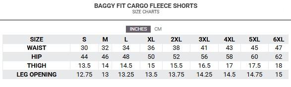 VICTORIOUS Baggy fit Fleece Shorts Menswear Cargo pocket