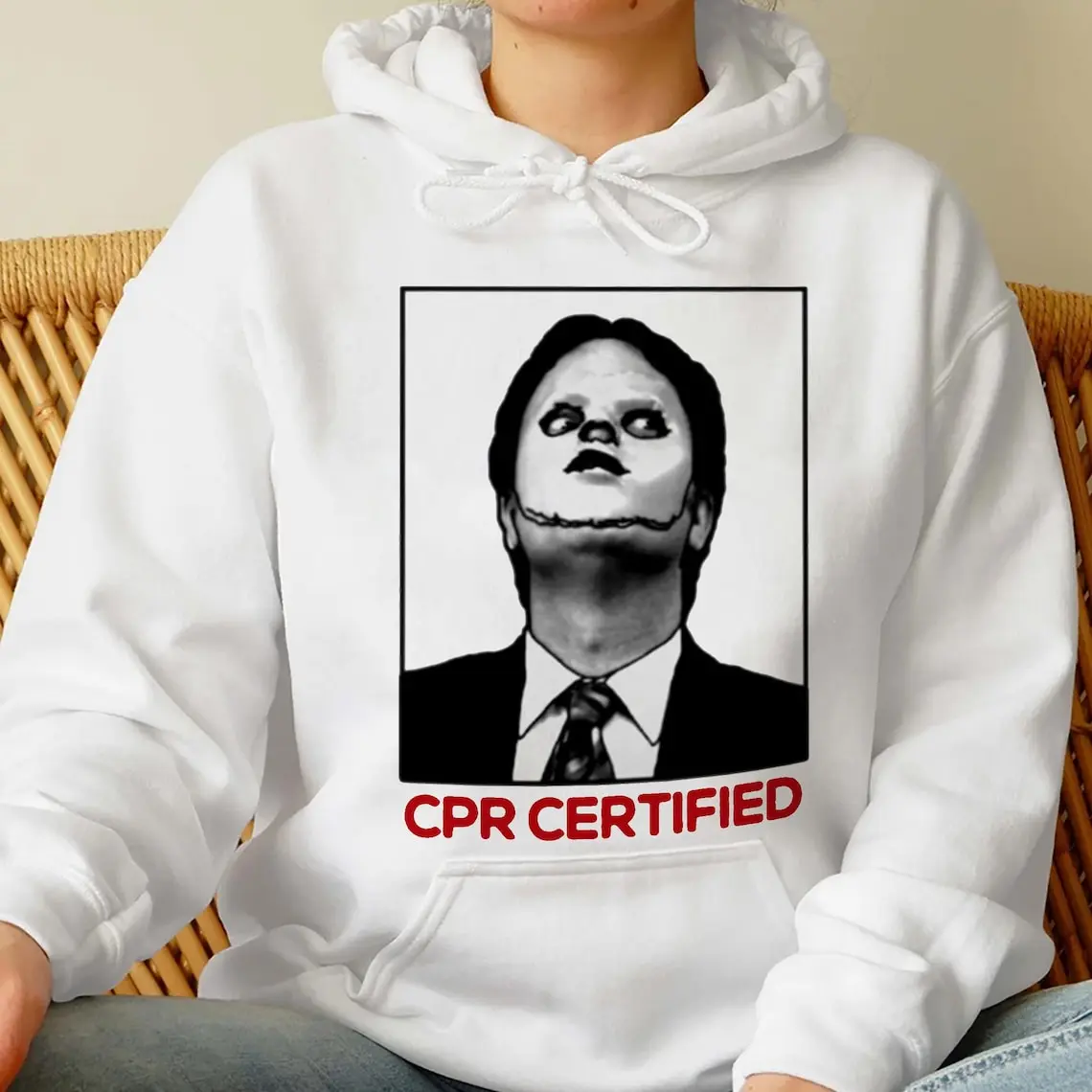 CPR Certified Shirt, The Office Shirt, Funny Shirt, Dwight Office Shirt, Gift For Him, Gift For Her, Dwight Schrute, Funny Dwight Shirts Sh1rt ,  Sweatshirts ,  Hoodie