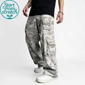 Men’s premium camouflage pants—casual camo athletic trousers featuring an adjustable drawstring at the exterior waist, a loose fit, and multiple functional pockets. Suitable for casual outings and everyday wear; the perfect gift choice.Fathersdaygift