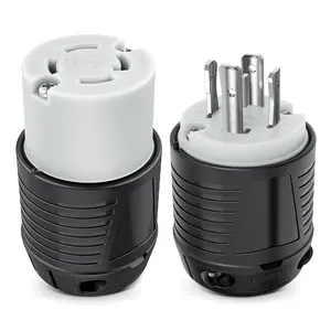 Nilight 30Amp L14-30P L14-30R Male Female Locking Plug and Connector Generator Twist Lock Plugs Adapter 125/250V ETL Listed Industrial Grade Heavy Duty for RV Camper Caravan Trailer