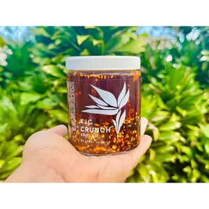 Crunch Chili Oil by Kauai Juice Co  - Organic Hawaiian Cooking Sauce - Kitchen, Garlic