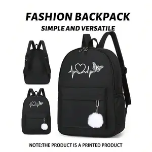 Stylish, simple, and casual backpack, suitable for travel and school. Large capacity, multi-functional backpack, student back-to-school backpack with laptop compartment. Perfect for back to school, work, business, commuting, and outdoor activities.