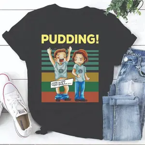 Pudding Dean & Sam Winchester Oh My Funny TV Series Vintage T-Shirt, Supernatural Winchesters Shirt, Winchester Brothers Shirt