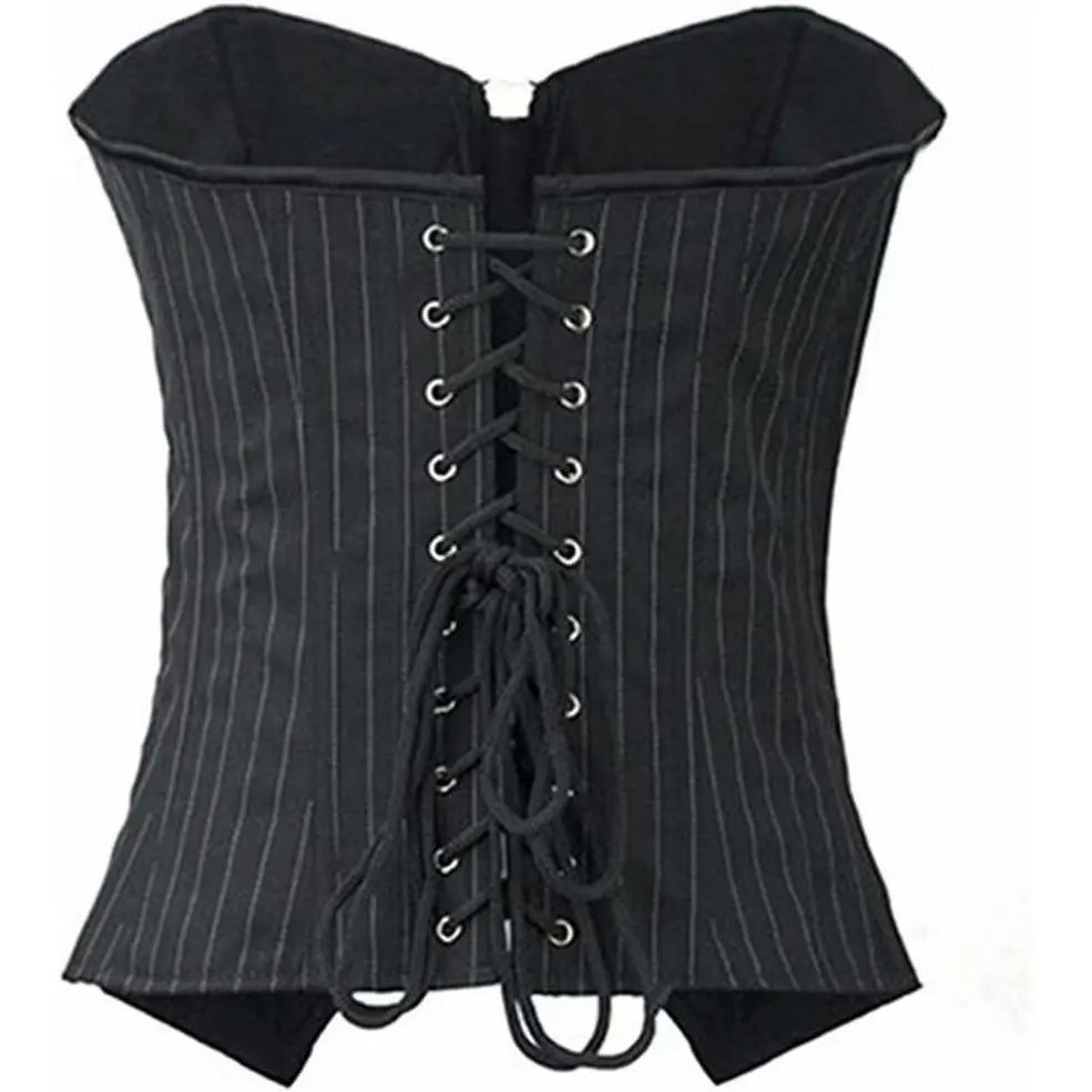 Corset Top Bustier Lingerie for Women Zipper Front Flower Sexy