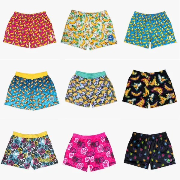 BASEBALL LIFESTYLE 101 Mesh Shorts, Pennant Shorts, Back-to-School Baseball Shorts, Team Gifts, Unisex Shorts