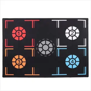 Basketball Grip Pad Suitable for Dynamic Home Court Footwork Agility Training Exercises and Sports Performance for Indoor Multi-Scene Use  Farmhouse Style Floor Mats Suitable for Sinks Laundry Rooms