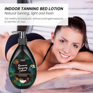 VGO Browning Lotion, Tanning Lotion for Tanning Beds, Cruelty Free, Gluten Free, Mineral Oil Free, Moisturizing Formula for All Skin Types,300ml