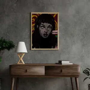 "He's Gone" 11″ x 17″ Vertical Matte Art Print, Artistic Wall Decoration for Room