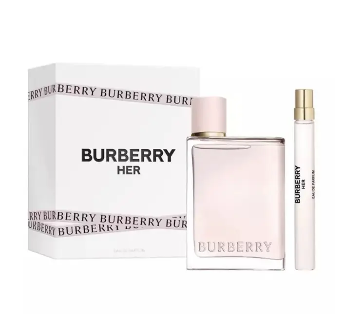 Burberry Her 3.3 fl oz-100ml EDP Sp + 0.33fl oz-10ml  EDP Sp Women Set