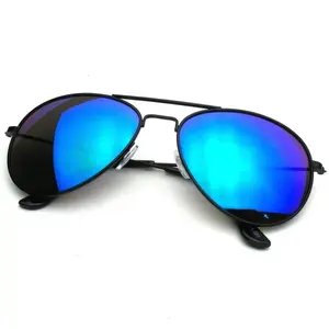 Premium Classic Metal Reflective Mirror Lens Aviator