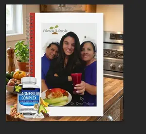 Dr. Valencia Diet Book (English & Spanish) ANDToplux Magnesium Complex 8 Essential Magnesium Supplement