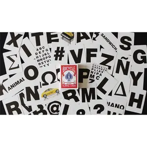 Bicycle Special LETTERS Red Playing Cards (plus 10 Online Effects)