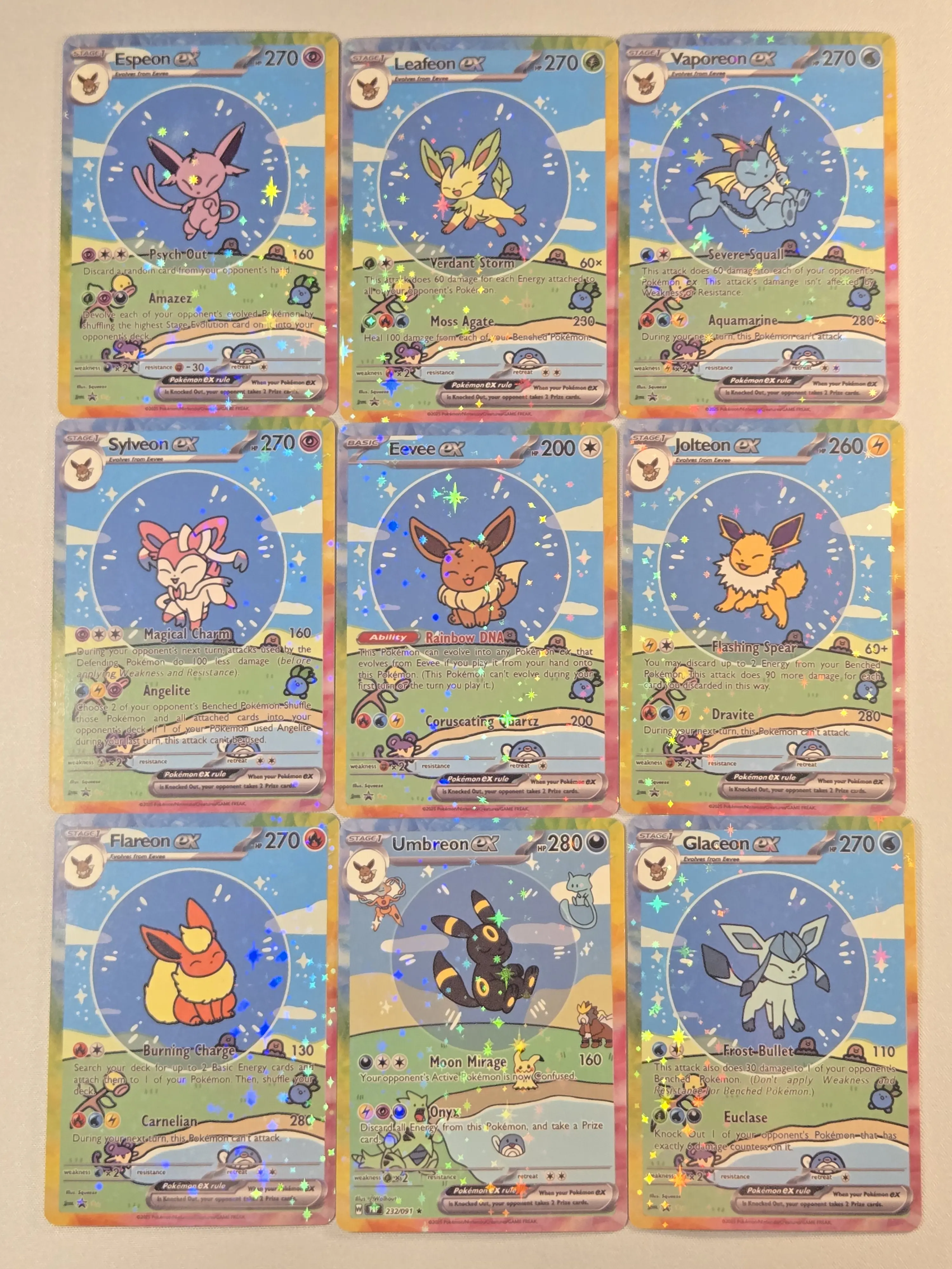 Bubble Eeveelutions 9pc set Bubble Eeveelutions 9pc set
