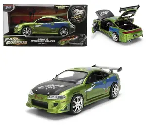 JADA BRIAN'S MITSUBISHI ECLIPSE COLOR BRUSH "FAST & FURIOUS 25 YEARS" 1:24 SCALE DIECAST MODEL CAR 36817-P13
