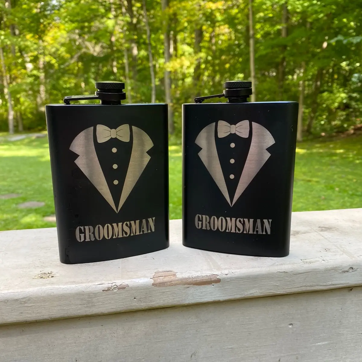 Personalized Engraved Stainless Steel Hip Flask Drinkware Sturdy