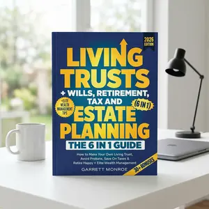 Living Trusts & Estate Planning 6-in-1 Guide (2026) - Wills, Retirement & Tax Strategy with 36 Bonus Forms