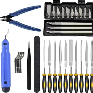 32 Piece 3D Print Tool Kit Includes Debur Tool,Cleaning,Finishing and Printing Tool,3D Print Accessories for Cleaning,Finishing and Printing 3D Prints,Christmas Party Gifts,Hand Tools Kits